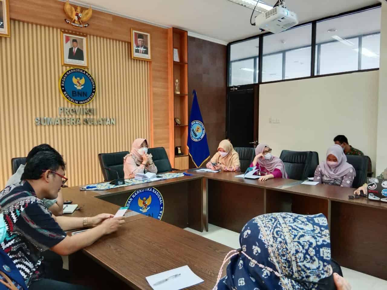 Wujudkan Pembangunan Zona Integritas, BNNP Sumsel Gelar Rapat Monev Wujudkan Pembangunan Zona Integritas, BNNP Sumsel Gelar Rapat Monev