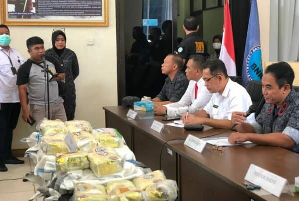 Ungkap Kasus Narkotika BNN Provinsi Sumatera Selatan