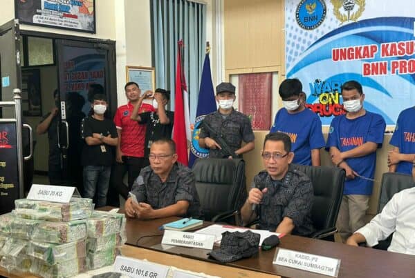 Press Release 20kg Narkotika Lintas Provinsi