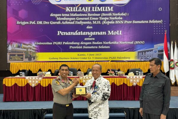 Wujudkan Kampus Bersinar, BNNP Sumsel gandeng Universitas PGRI Palembang Perangi Narkoba